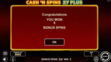 Cash’n Spins 27 Plus slot screenshot 4
