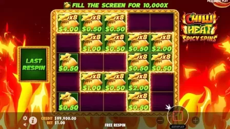 Chilli Heat Spicy Spins slot screenshot 5