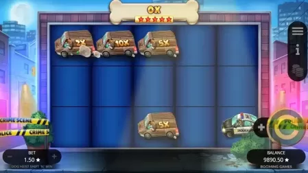 Dog Heist Shift 'N' Win slot screenshot 4
