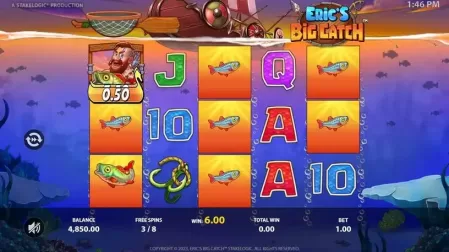 Eric’s Big Catch slot screenshot 4