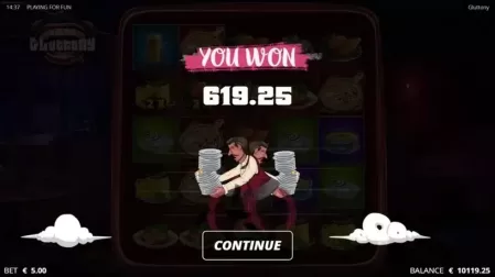 Gluttony slot screenshot 6