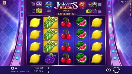 Joker's Million slot screenshot 1