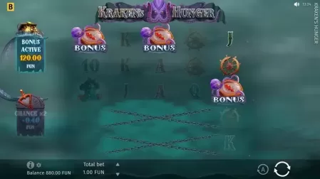 Kraken's Hunger slot screenshot 2