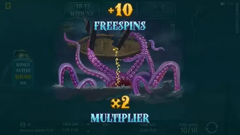 Kraken's Hunger slot screenshot 5