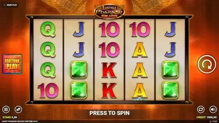 Lucky Pharaoh Deluxe slot screenshot 1