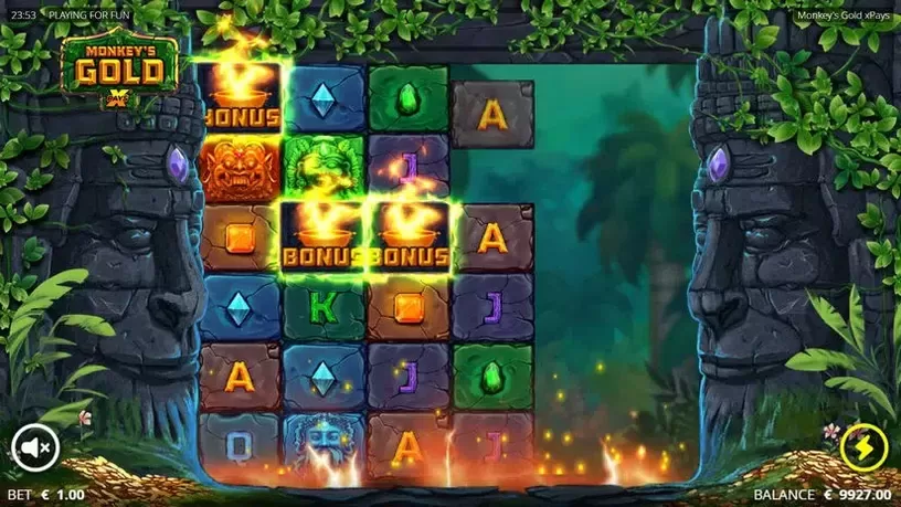 Monkey's Gold xPays slot screenshot 2
