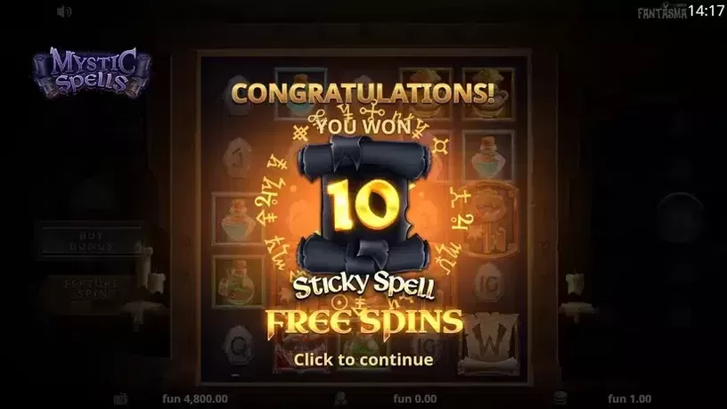 Mystic Spells slot screenshot 3