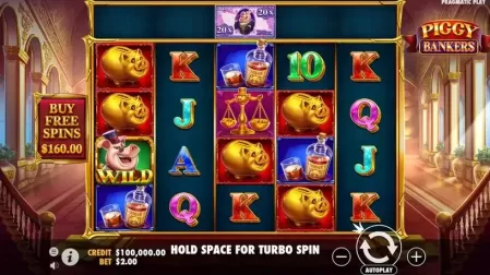 Piggy Bankers slot screenshot 1