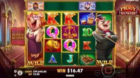 Piggy Bankers slot screenshot 4