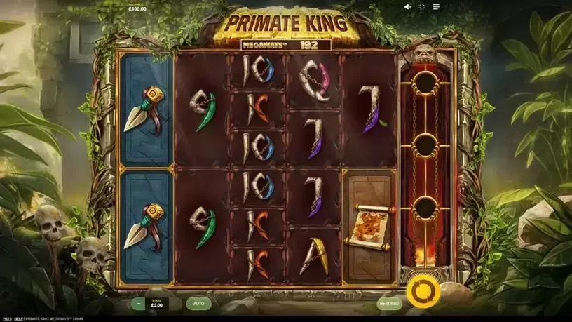 Primate King Megaways slot screenshot 1