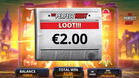 The Perfect Heist slot screenshot 4