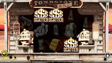 Tombstone: No Mercy slot screenshot 2