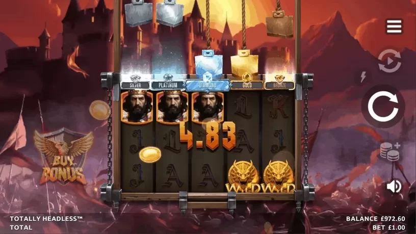 Totally Headless slot screenshot 1