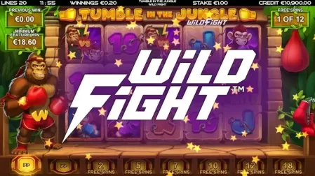 Tumble in the Jungle Wild Fight slot screenshot 3