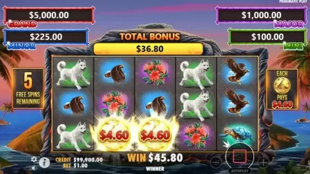 Volcano Goddess slot screenshot 5