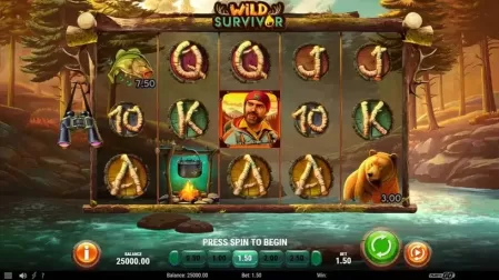 Wild Survivor slot screenshot 1