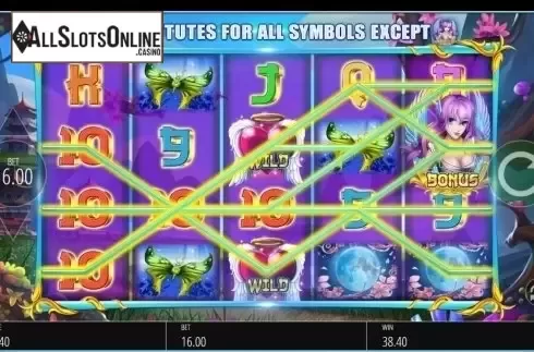 Win screen. Angel Princess from Blueprint