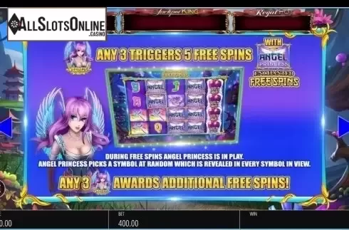 Paytable 3. Angel Princess from Blueprint