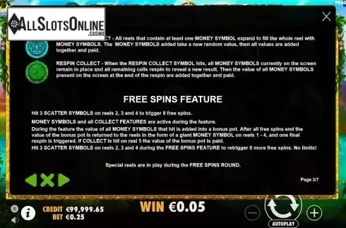 FS feature screen