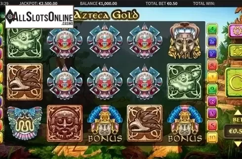 Reels screen. Azteca Gold from MetaGU