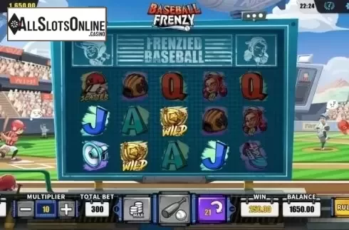 Wild screen 3. Baseball Frenzy from Dream Tech