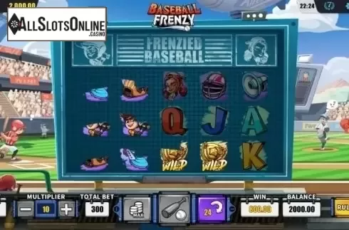 Wild screen 1. Baseball Frenzy from Dream Tech