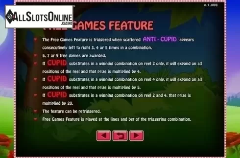 Game Screen. Be My Valantine from GMW