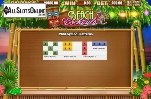 Wild 2. Beach Cocktails from Allbet Gaming