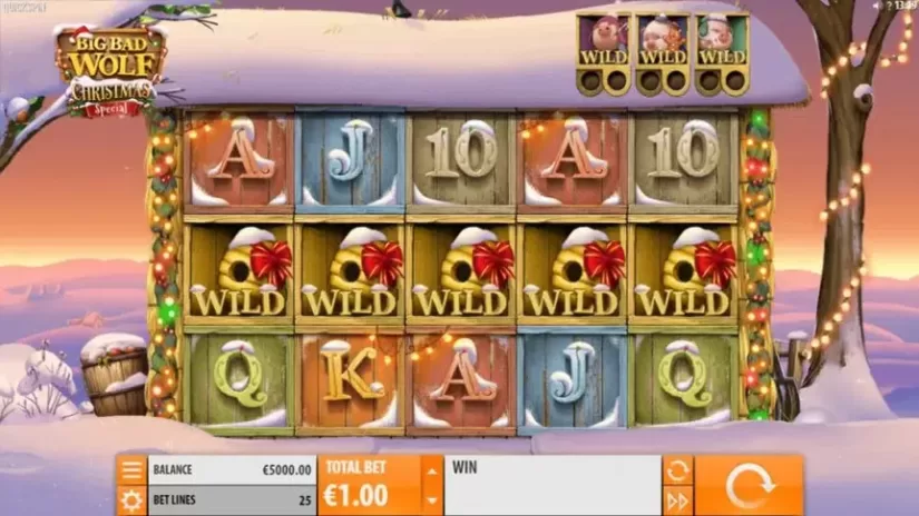 Big Bad Wolf Christmas Special slot screenshot 