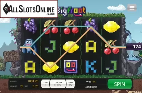 Win Screen. Big Froot from Saucify
