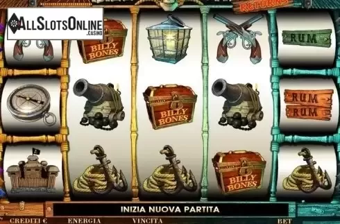 Reel Screen. Billy Bones Returns from Octavian Gaming