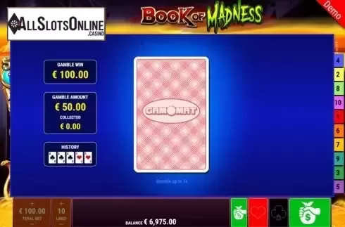 Gamble. Book Of Madness Roar from Gamomat