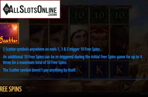 Paytable 4. Book of Legends (888 Gaming) from 888 Gaming