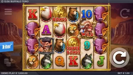Buffalo Toro slot screenshot 1
