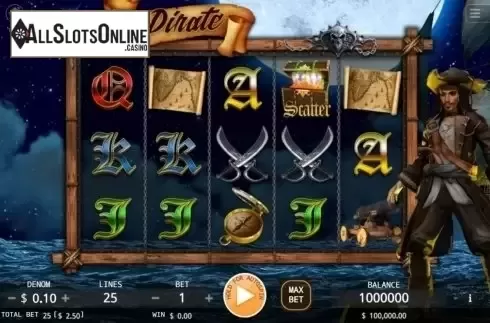 Reel Screen. Captain Pirate from KA Gaming
