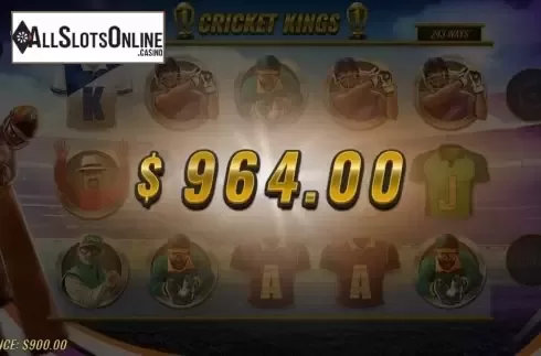 Win Screen. Cricket Kings from Woohoo