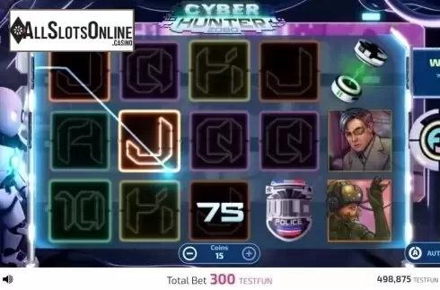 Win Screen 1. Cyber Hunter 2080 from FunFair