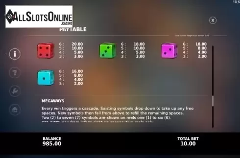Paytable 4