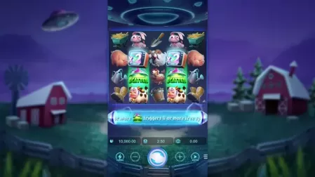 Farm Invaders slot screenshot 1