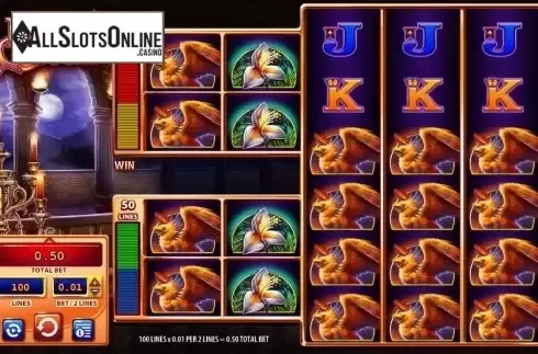 Reel screen. Fire Queen (WMS) from WMS