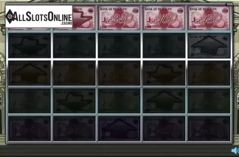 Bonus game screen. Fortune 5 from Realistic