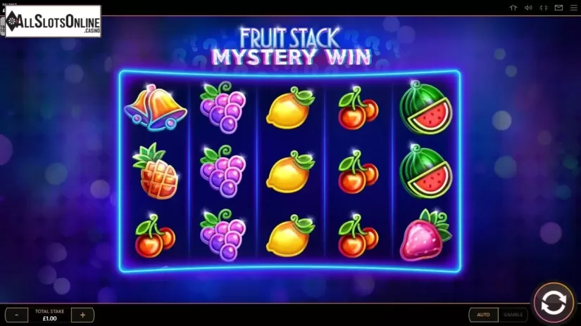 Reel Screen. Fruit Stack Mystery Win from Cayetano Gaming