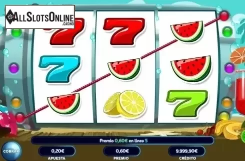 Win screen. Fruity Cocktail from R. Franco