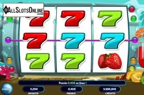 Win screen. Fruity Cocktail from R. Franco