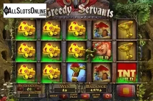 Screen 4. Greedy Servants from Spinomenal
