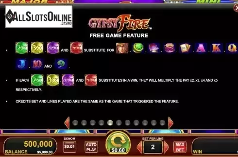 Free Game feature screen 2