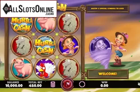 Reel Screen. Hurricash from Caleta Gaming