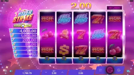 Hyper Strike HyperSpins slot screenshot 3