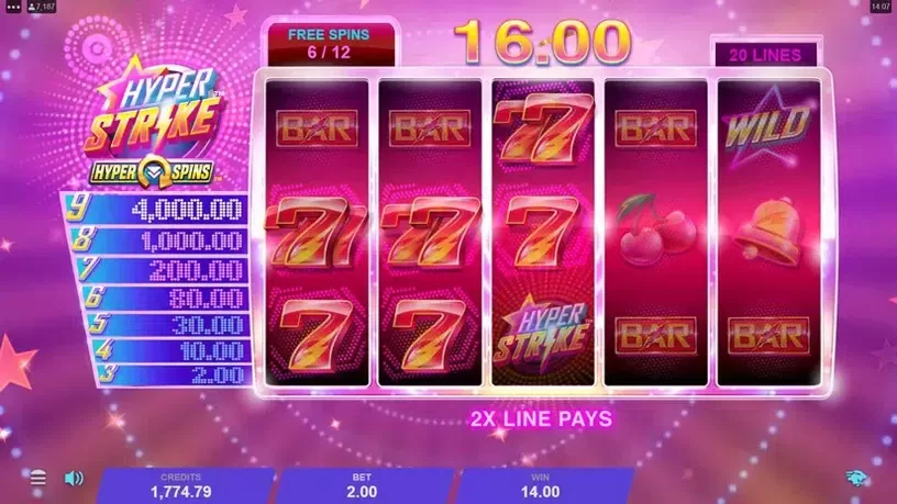 Hyper Strike HyperSpins slot screenshot 5