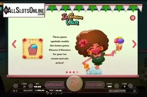 Features 2. Ice Cream Van from We Are Casino
